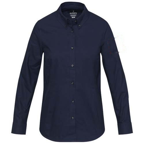 Sphene 165 g/m² oxford damesshirt — drukvlak linker bicep