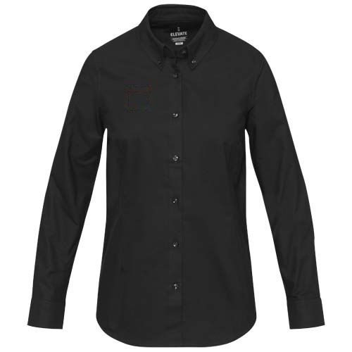Sphene 165 g/m² oxford damesshirt — drukvlak rechter borst
