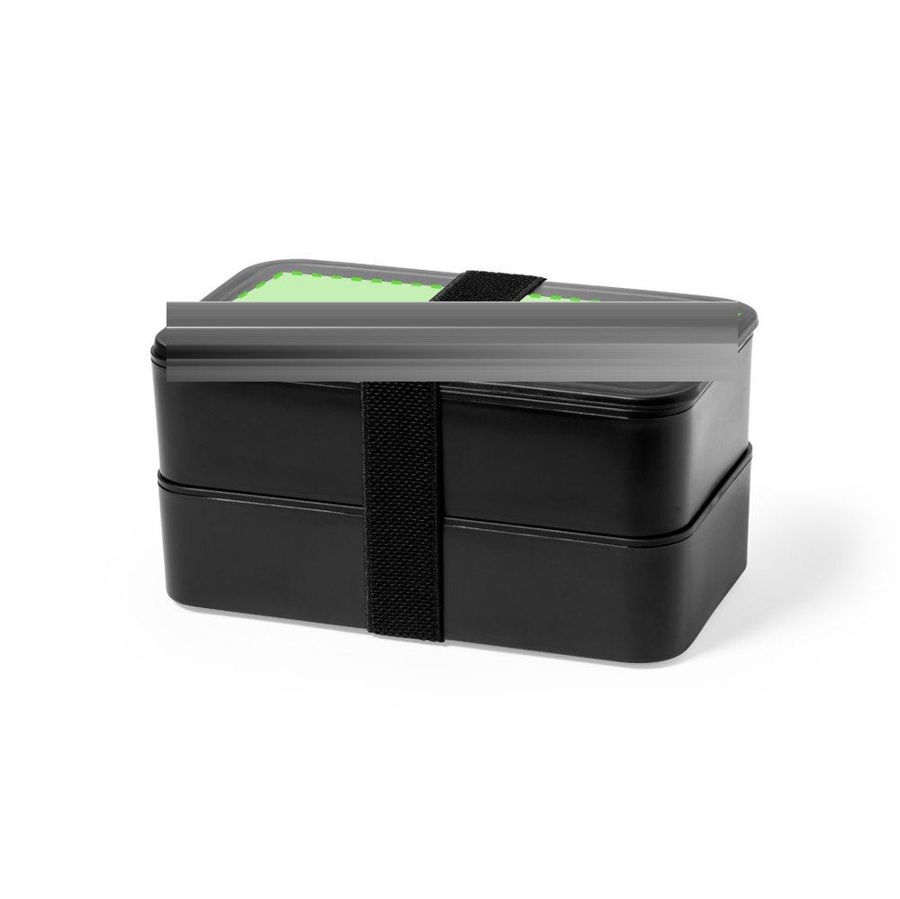 Lunch Box Vilma — drukvlak bovenzijde deksel