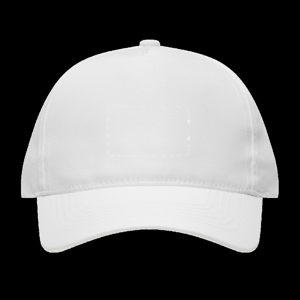 SPORTO - 5-panel baseballpet — drukvlak gecentreerd op de voorzijde van de dop