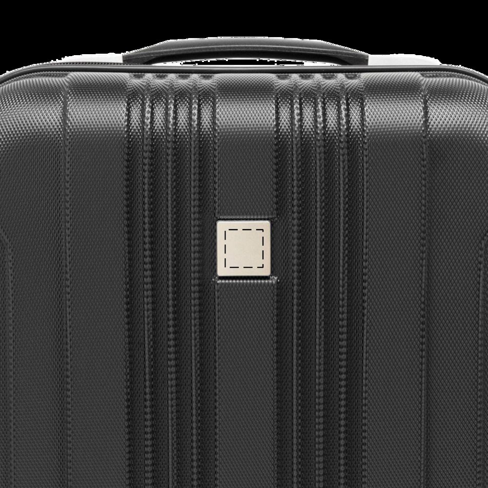 VERONA - Trolley boardcase spinner — drukvlak gecentreerd op het metalen plaatje