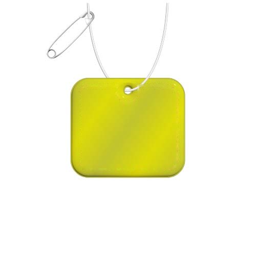 RFX™ H-20 rechthoekige XL reflecterende pvc hanger — drukvlak achterkant (op reflecterende laag)