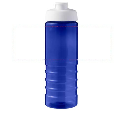 H2O Active® Eco Treble 750 ml drinkfles met klapdeksel — drukvlak rondom