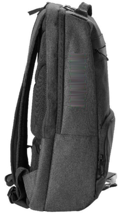 Laptoptas Romy | Kunststof | Antidiefstal — drukvlak zijkant links