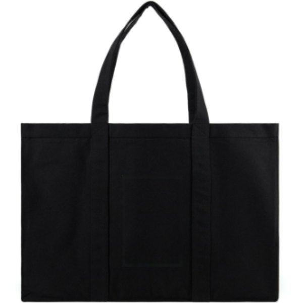 VINGA Hilo AWARE™ recycled canvas maxi draagtas — drukvlak artikel voorzijde