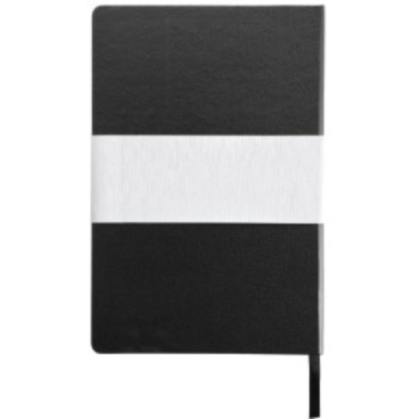 Deluxe hardcover A5 notitieboek — drukvlak artikel achterzijde boven