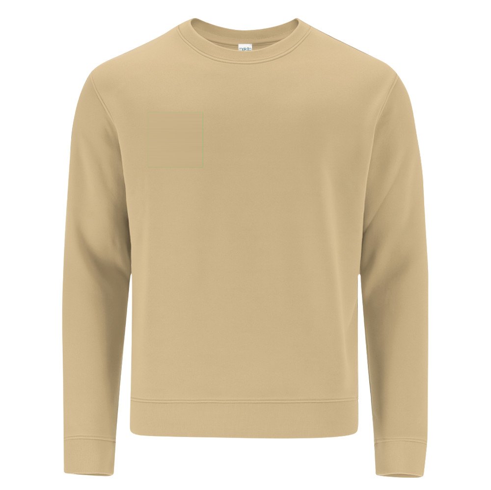 Volwassene Sweatshirt Cosmos — drukvlak rechterborst