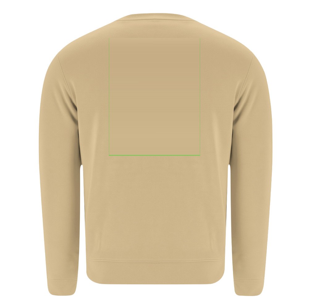 Volwassene Sweatshirt Cosmos — drukvlak midden op rug