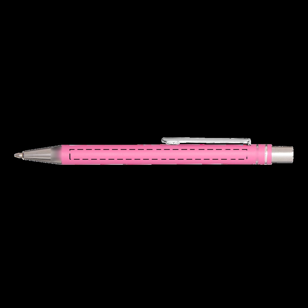 ANNY - Aluminium gelbalpen — drukvlak op de links zijde van de clip