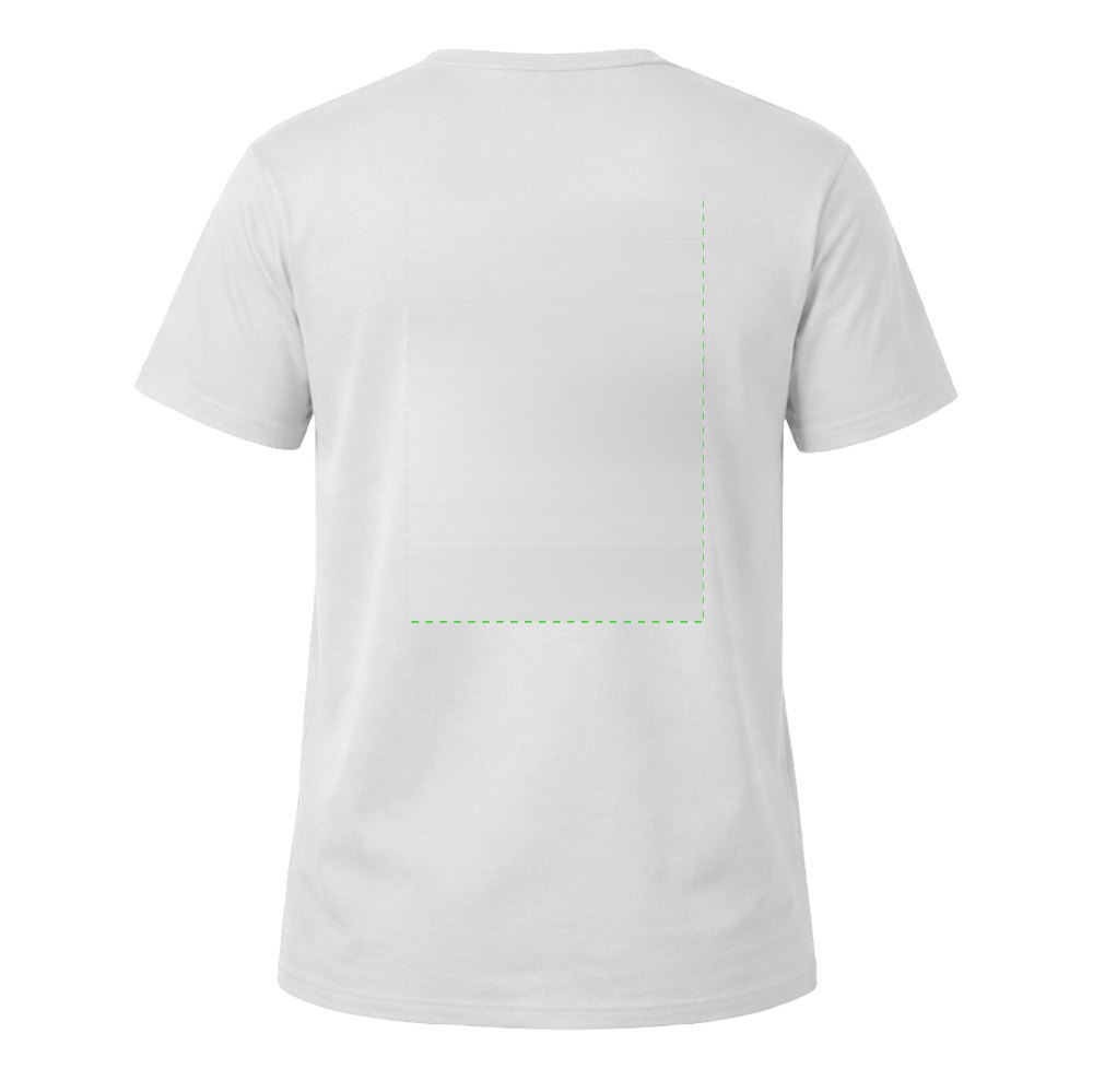 Volwassene Wit T-Shirt "keya" MC150 — drukvlak midden achterzijde