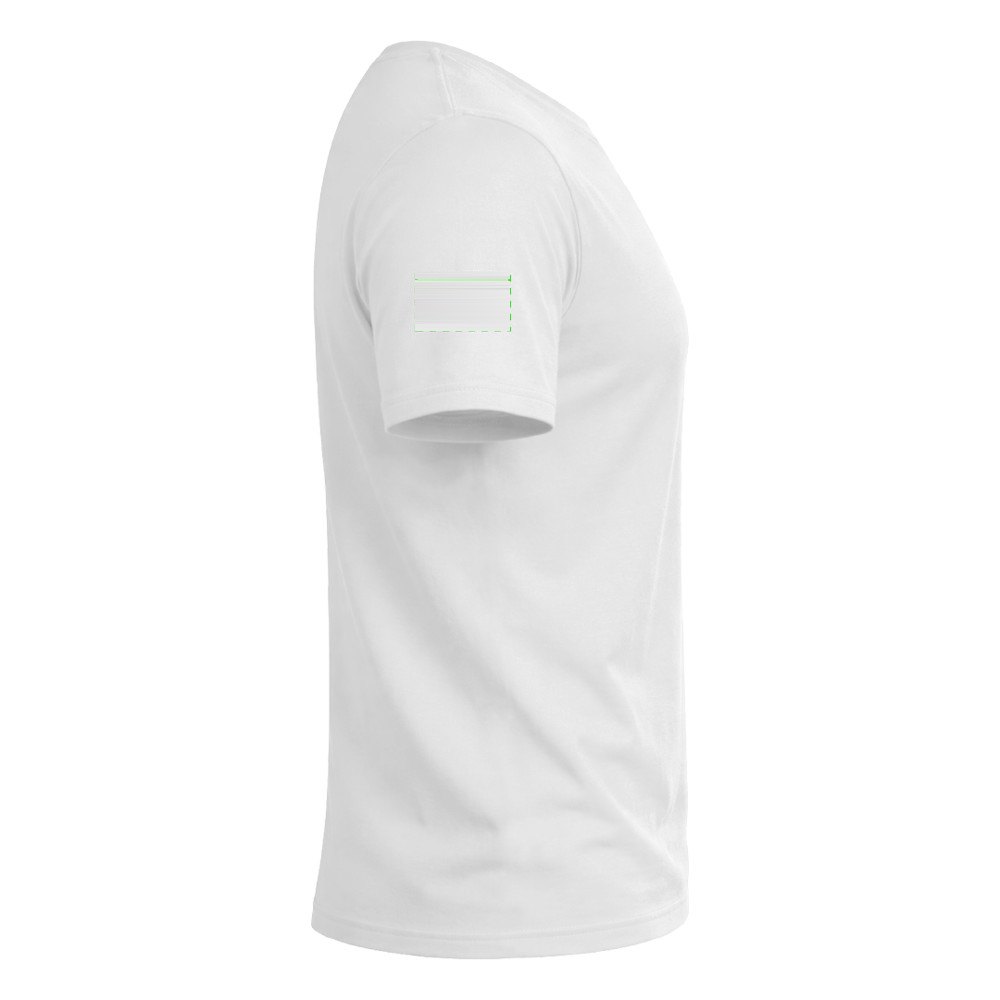 Volwassene Wit T-Shirt "keya" MC150 — drukvlak rechter mouw