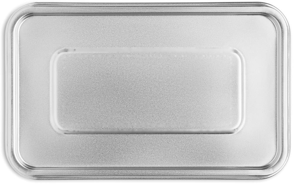 TAMELUNCH - Roestvrijstalen lunchbox — drukvlak deksel