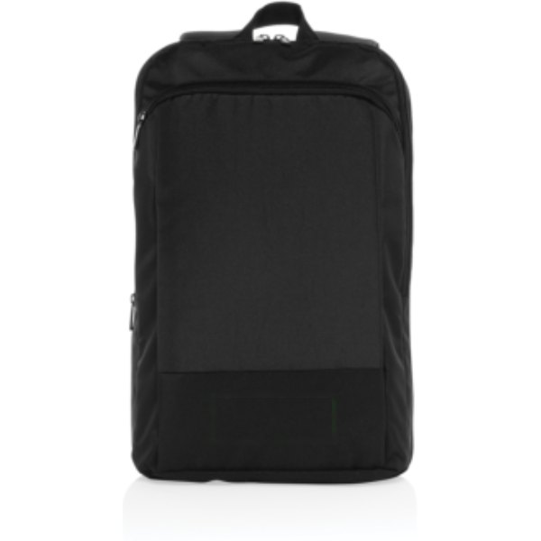 Flexpack Aware™ RPET Expandable compacte 15.6' Laptop rugzak — drukvlak artikel voorzijde onder