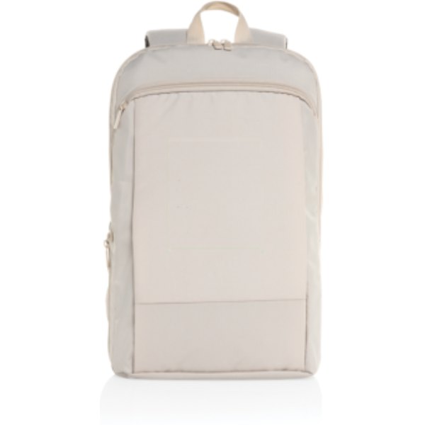 Flexpack Aware™ RPET Expandable compacte 15.6' Laptop rugzak — drukvlak artikel voorzijde