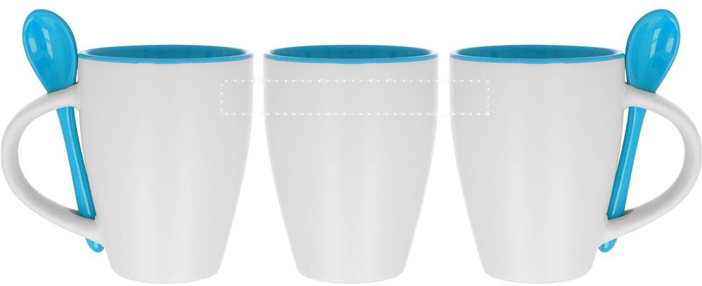 DUAL - Mok met bijpassende lepel — drukvlak drukvlak 1