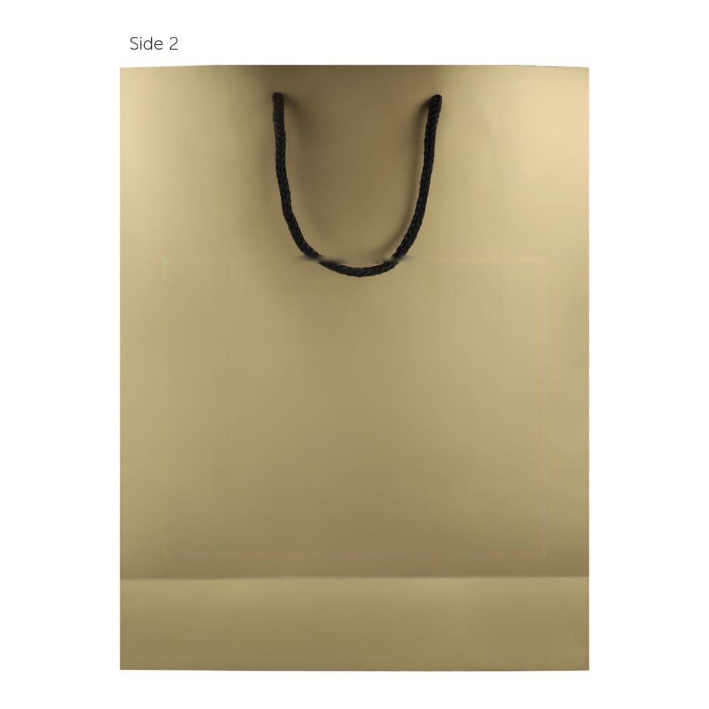 FSC Papieren cadeautas 30 x 12 x 40cm 200g/m² — drukvlak midden op de achterkant