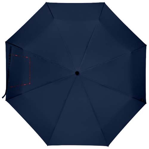 Dane 21 inch RPET opvouwbare paraplu — drukvlak 7de paneel