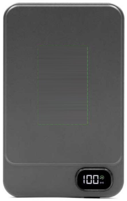 BrandCharger Powerbank Powerwave 10000 | Gerecycled | 10.000 mAh — drukvlak voorzijde