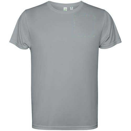 Estoril 125 g/m² T-shirt met korte mouwen voor kinderen — drukvlak linker borst