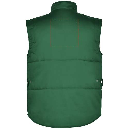 Almanzor multifunctionele werkbodywarmer met hoge kraag — drukvlak impact hoog op de achterzijde