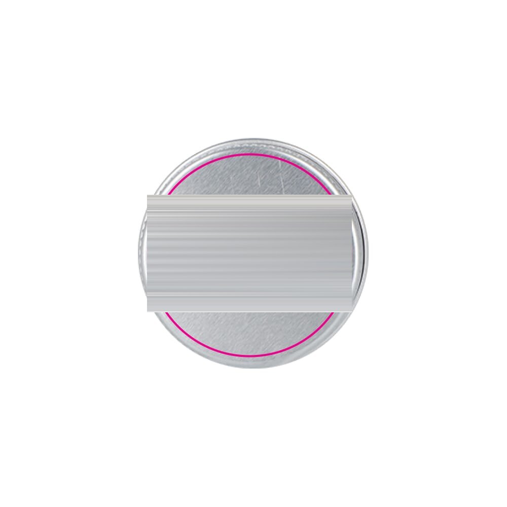 Lipbalm rond gerecycled aluminium blikje — drukvlak bovenkant