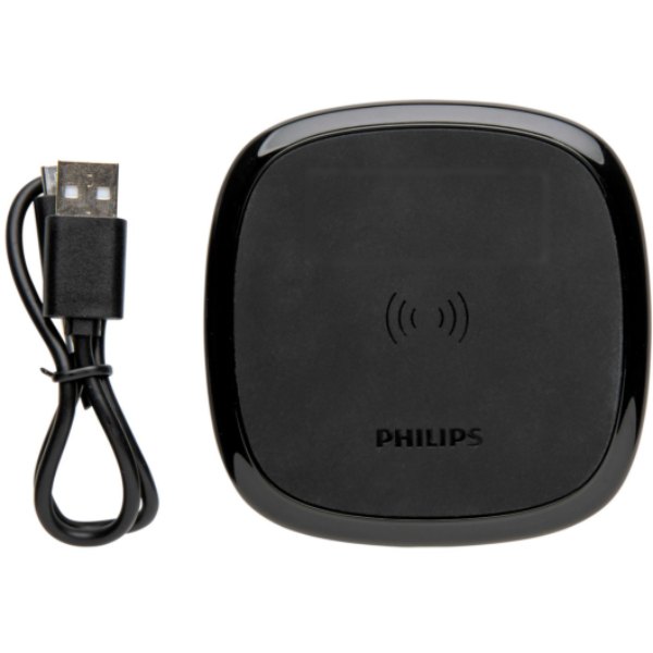 Philips 10W Qi draadloze oplader — drukvlak artikel bovenzijde boven