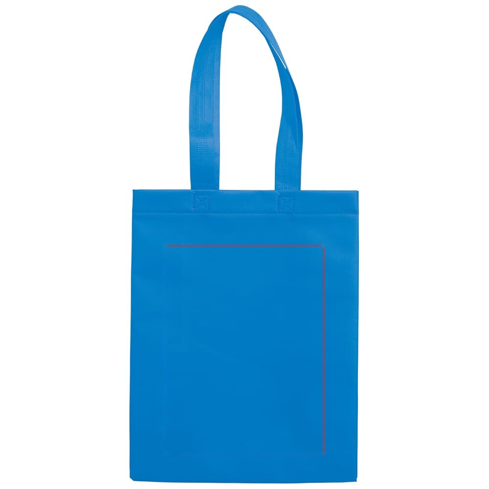 Draagtas gelamineerd non-woven klein 105g/m² — drukvlak midden op achterkant