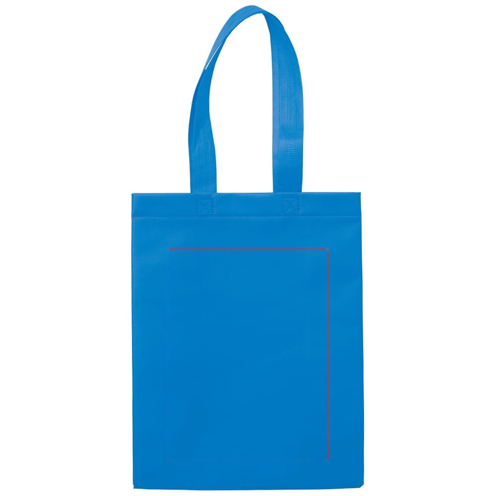 Draagtas gelamineerd non-woven klein 105g/m² — drukvlak midden op voorkant
