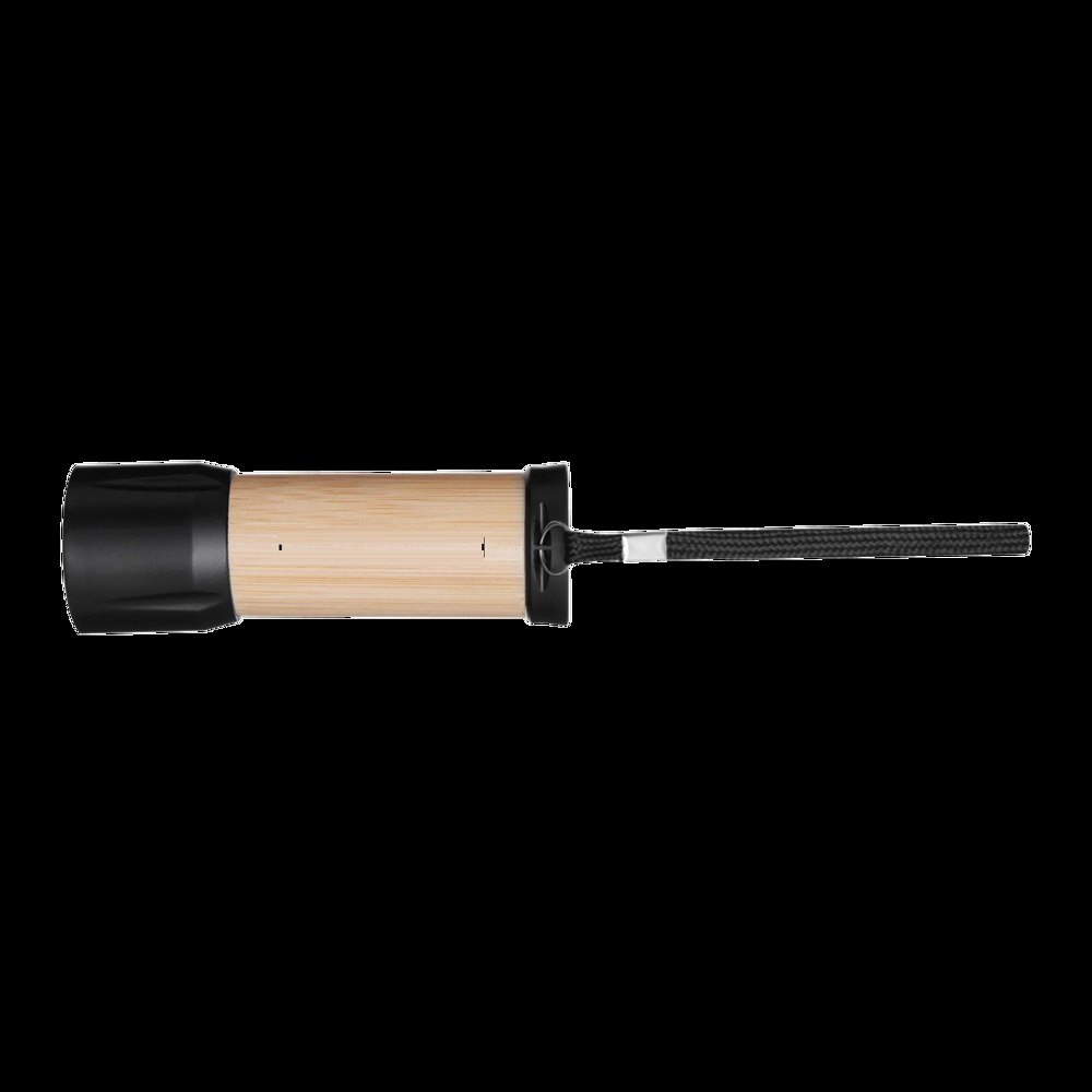 BAMBOO SHINE - LED-zaklamp — drukvlak gecentreerd op het artikel