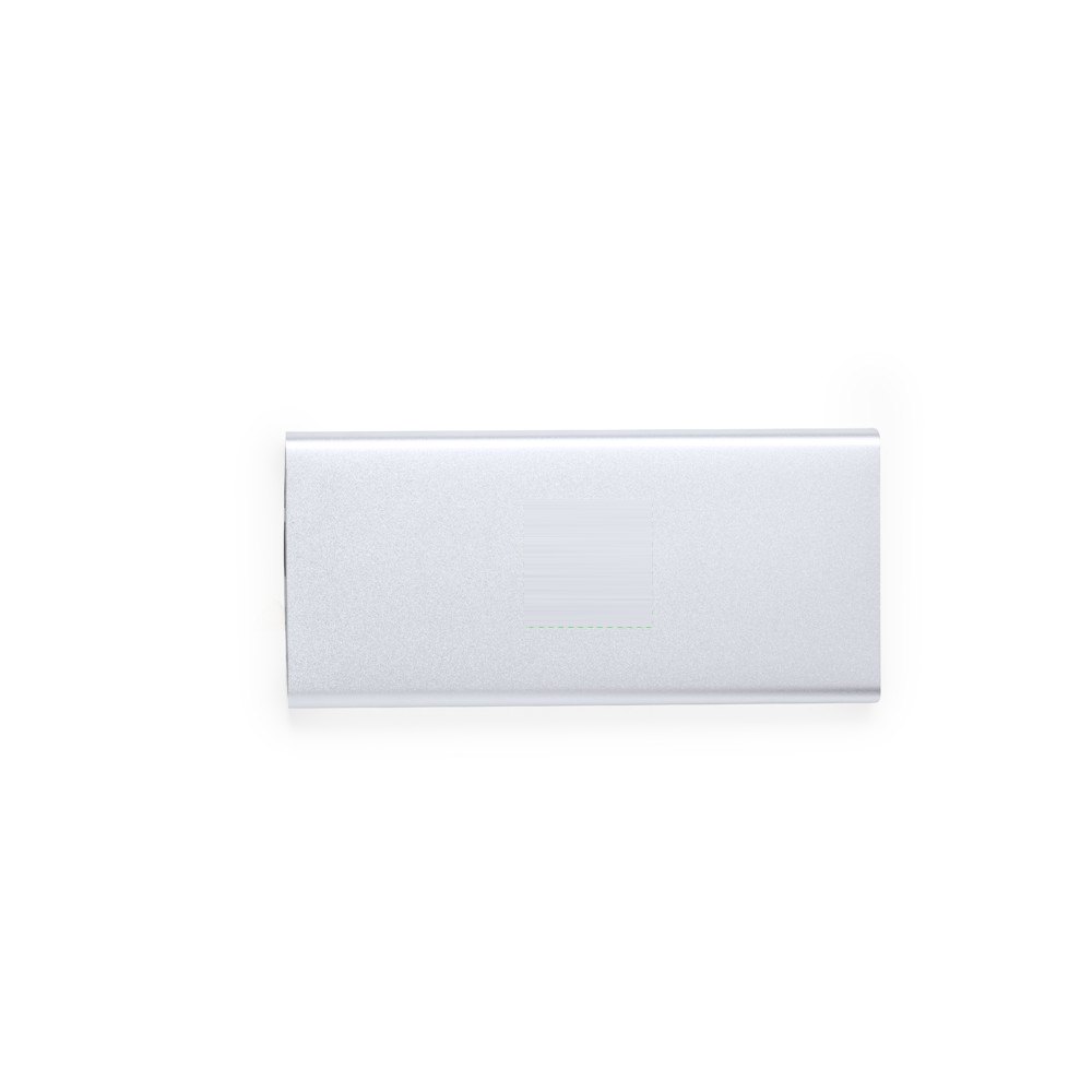Power Bank Tornad — drukvlak vierkant midden