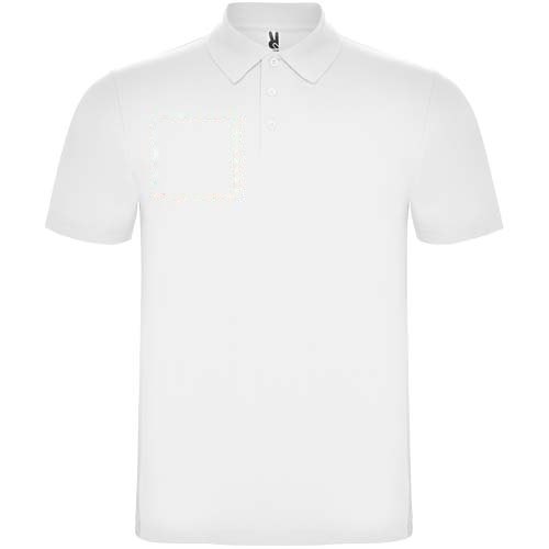 Austral 180 g/m² unisex polo met korte mouwen — drukvlak rechter borst
