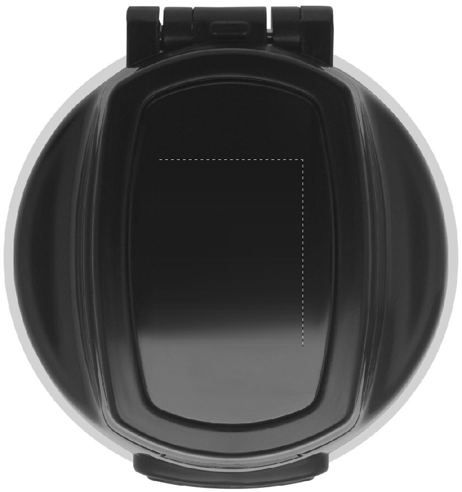 LEVEL - Sportwaterfles RPET 1L — drukvlak deksel
