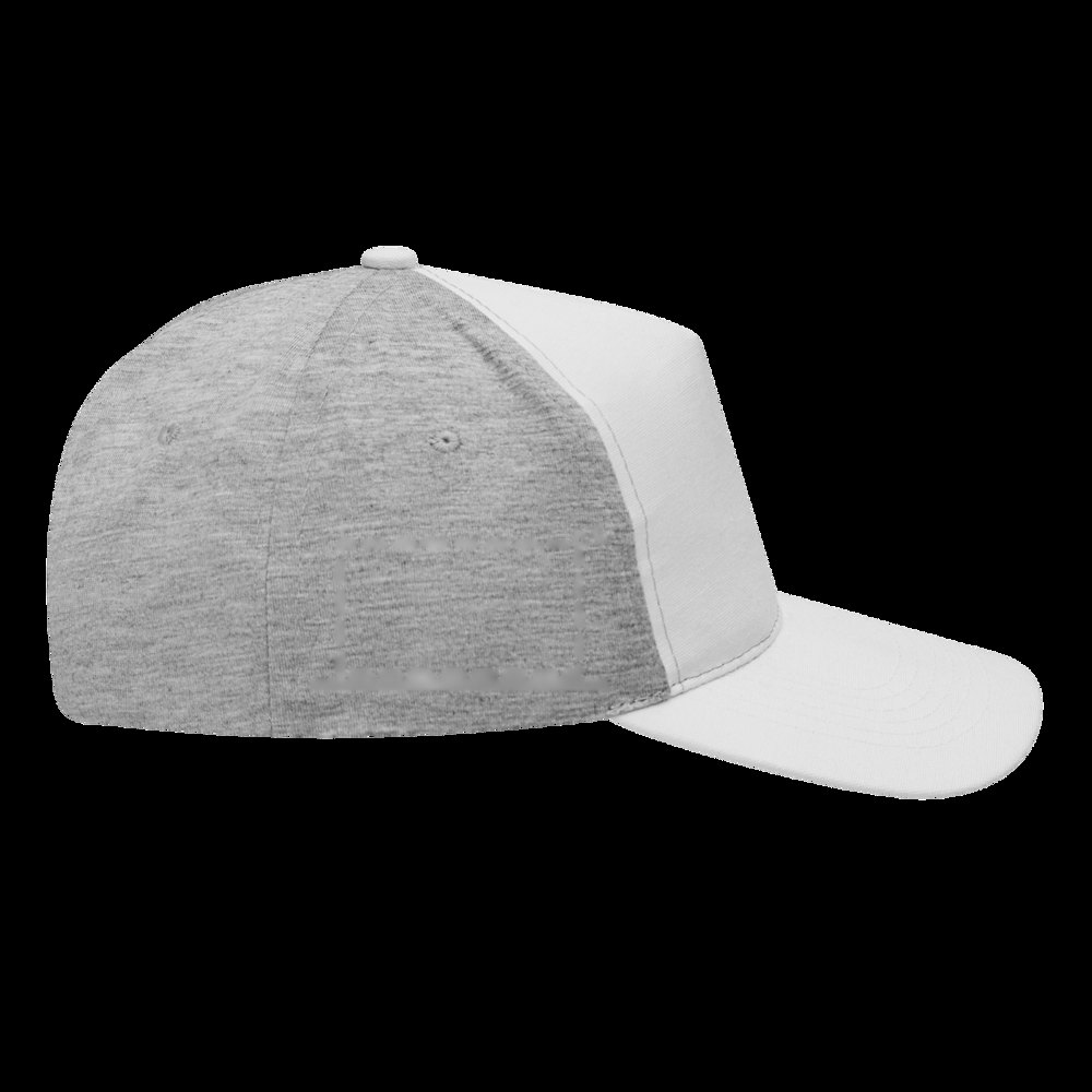 UP TO DATE - 5-panel baseballcap — drukvlak gecentreerd op de rechts zijde van de dop