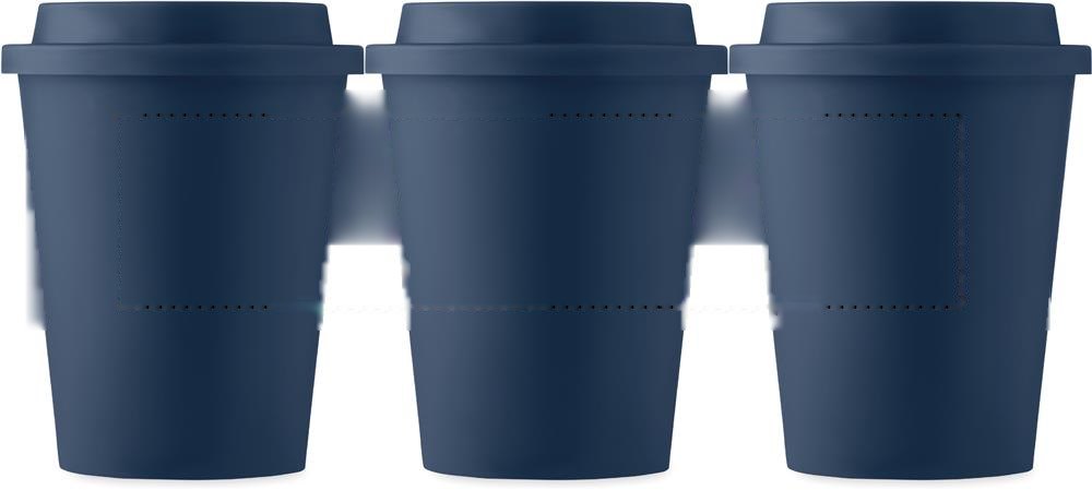 NOLA - Dubbelwandige beker PP 300 ml — drukvlak drukvlak 1