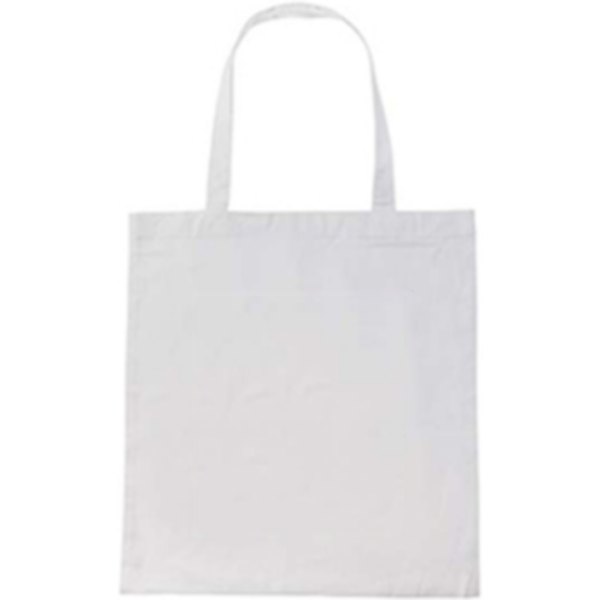 Impact AWARE™ gerecycled katoenen draagtas 145gsm — drukvlak artikel achterzijde