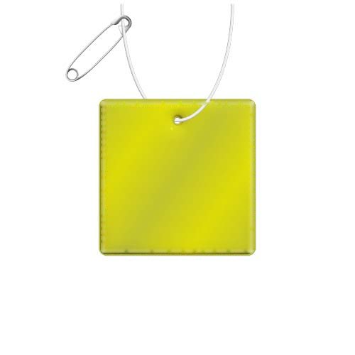 RFX™ H-16 vierkante lichte reflecterende PVC hanger — drukvlak voorkant (onder reflecterende laag)