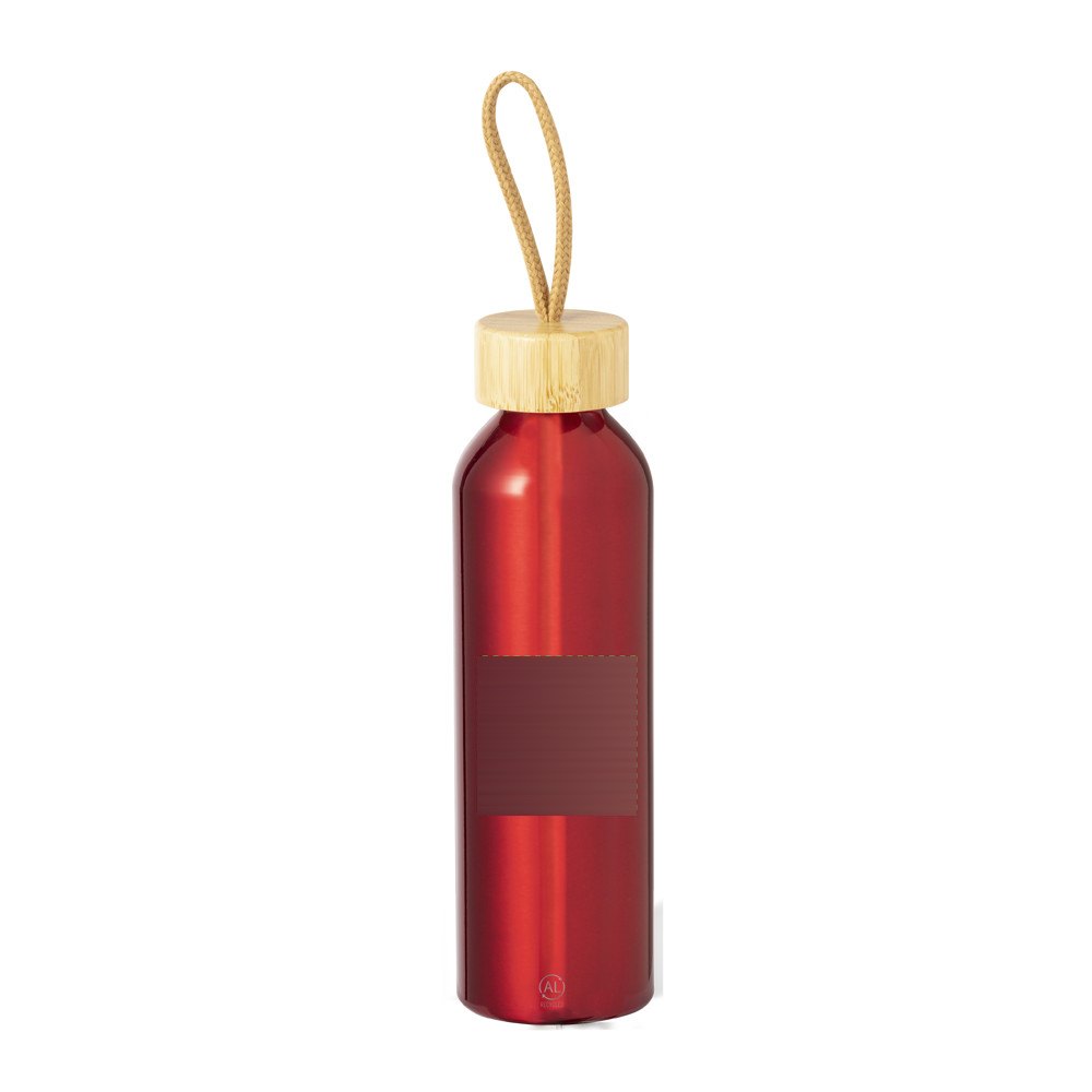 Fles Irvinson — drukvlak groot vierkant voorzijde