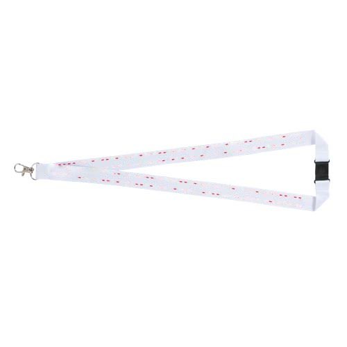 Lago lanyard met veiligheidssluiting — drukvlak beide straps