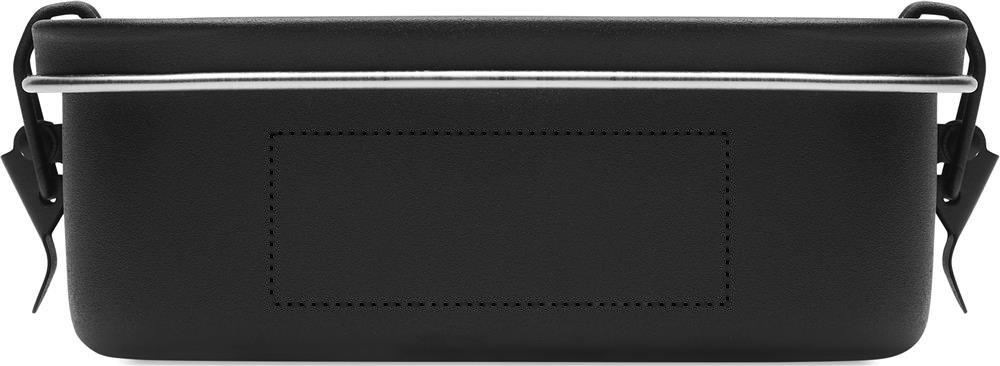 CHAN LUNCHBOX COLOUR - RVS lunchbox 750ML — drukvlak op de voorkant