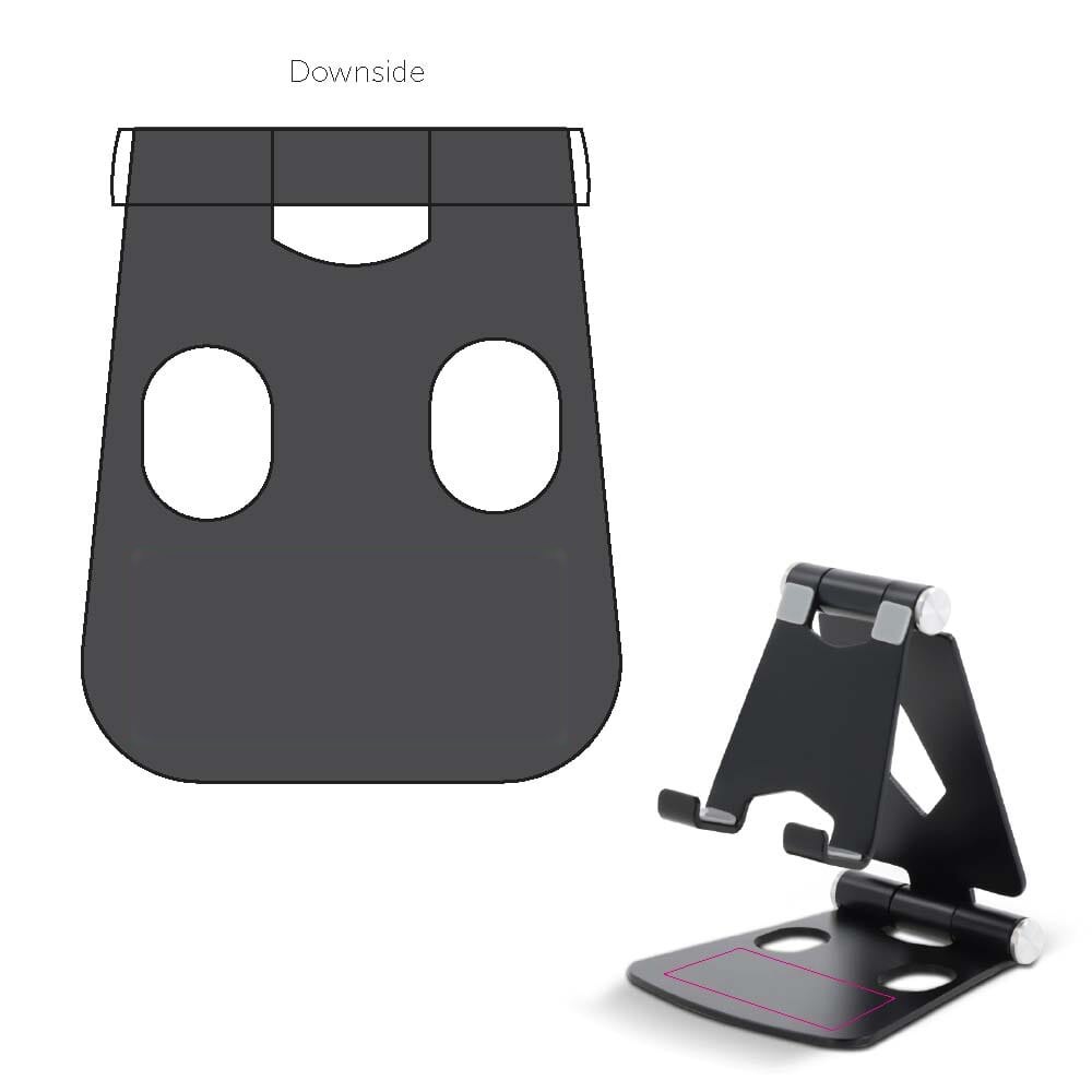 1207 | Foldable Smartphone Stand — drukvlak onderzijde