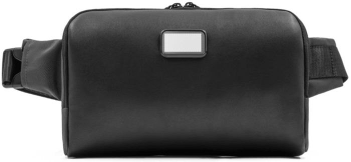 BrandCharger Edge crossbody tas — drukvlak op metalen plaatje