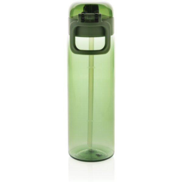 SipnLock RCS RPET Leakproof sport water fles 800ML — drukvlak artikel achterzijde
