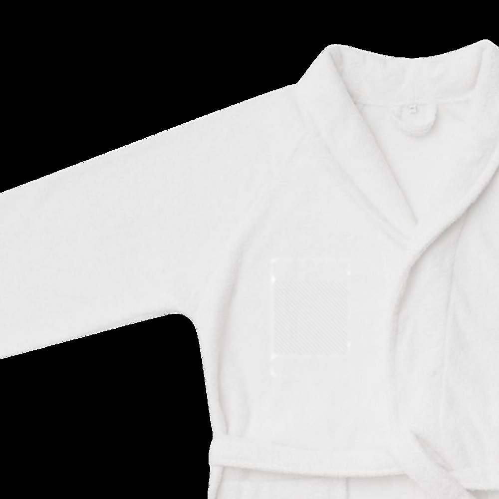COZY LINE - Badjas COSY LINE — drukvlak gecentreerd op de rechts zijde van de voorzijde