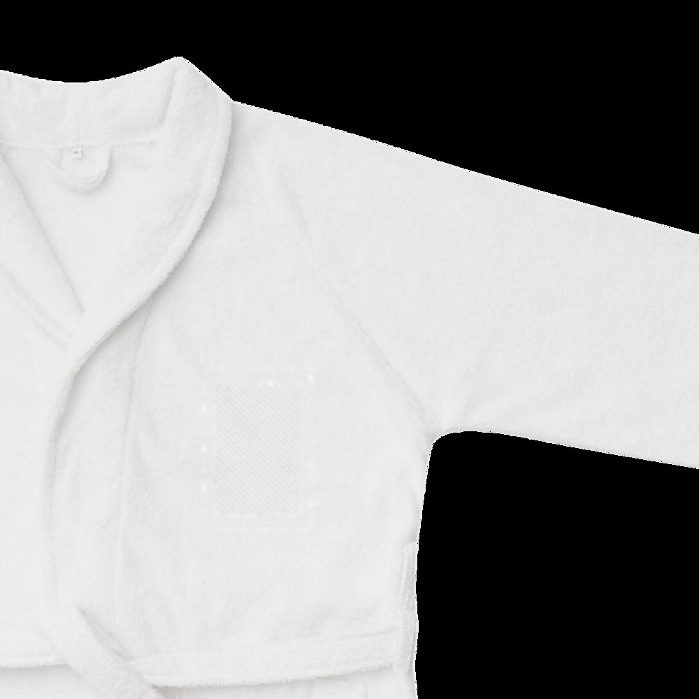 COZY LINE - Badjas COSY LINE — drukvlak gecentreerd op de links zijde van de voorzijde
