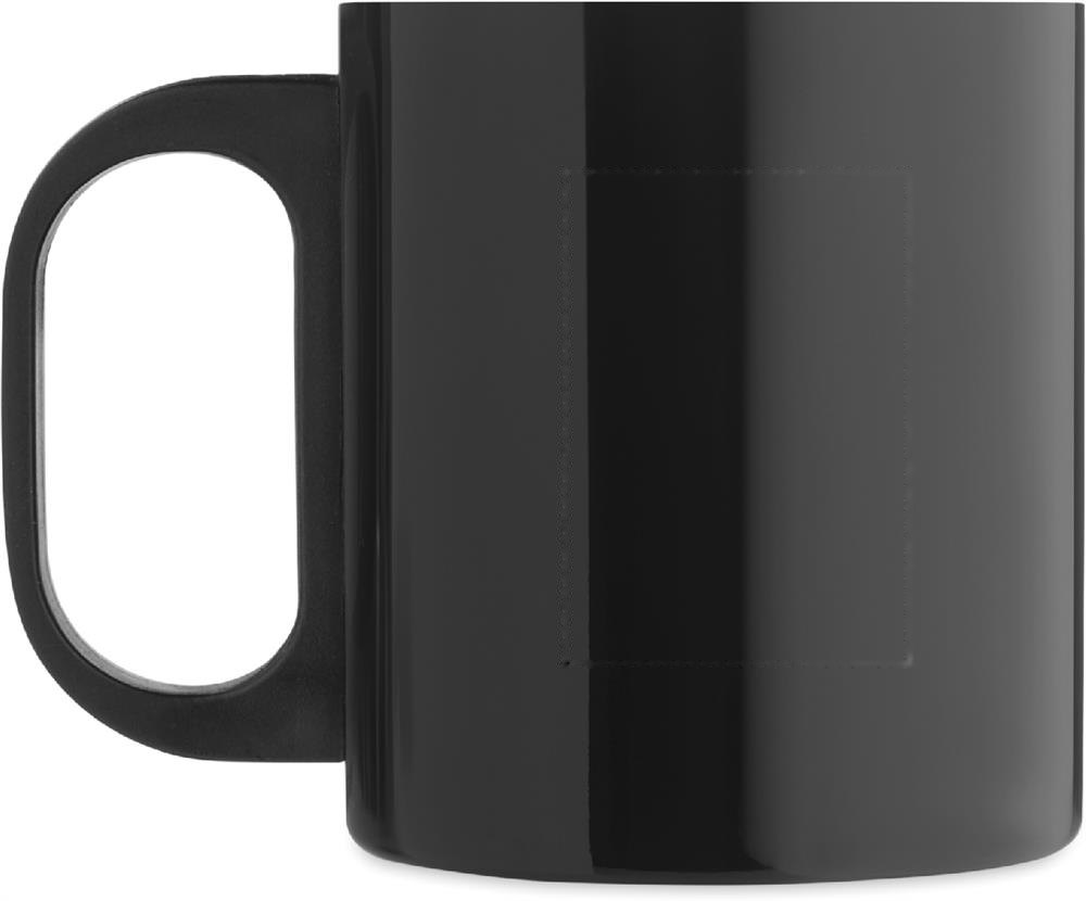 TANISS - Dubbelwandige mok 300 ml — drukvlak linkshandig
