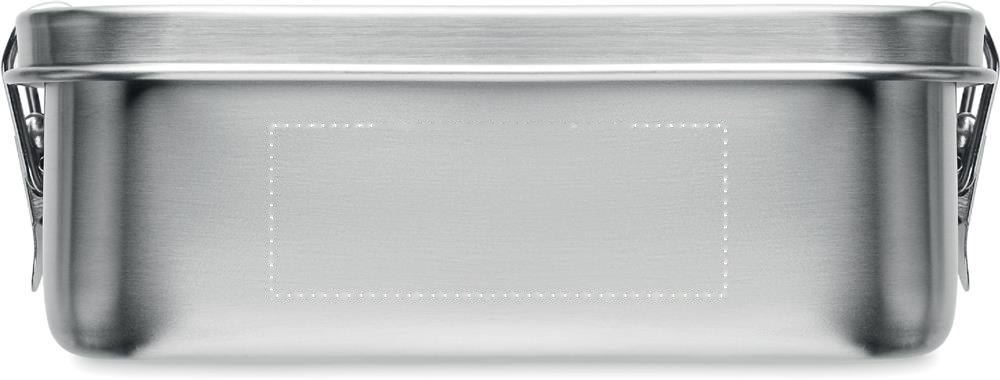 CHAN LUNCHBOX - RVS lunchbox 750ML — drukvlak op de voorkant