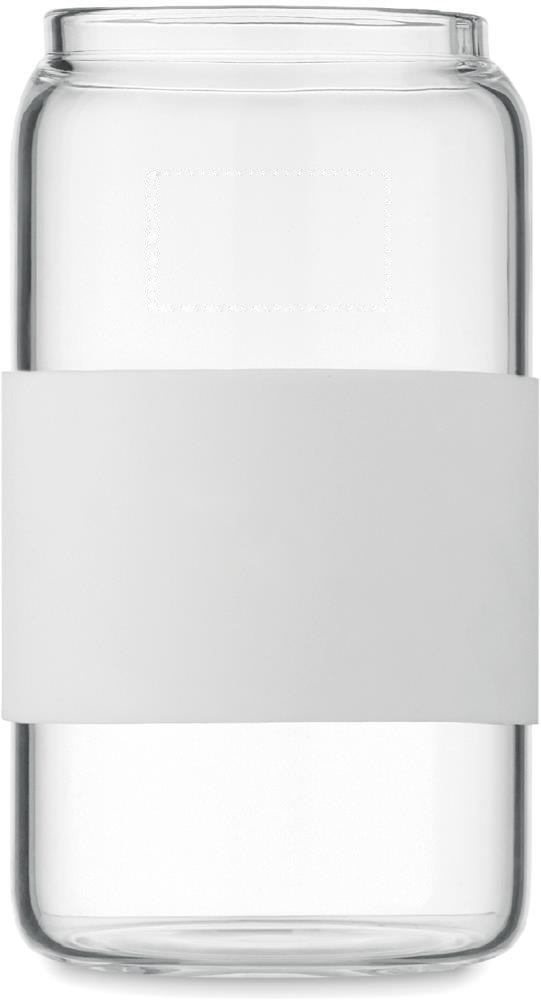 BOROSIP - Beker hoog borosilicaat 550ml — drukvlak achterzijde