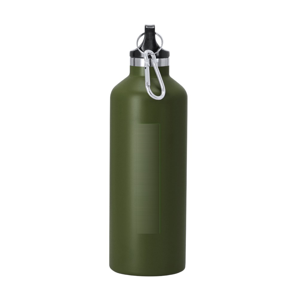 Thermoskan-Fles Angkor — drukvlak verticale strook voorzijde