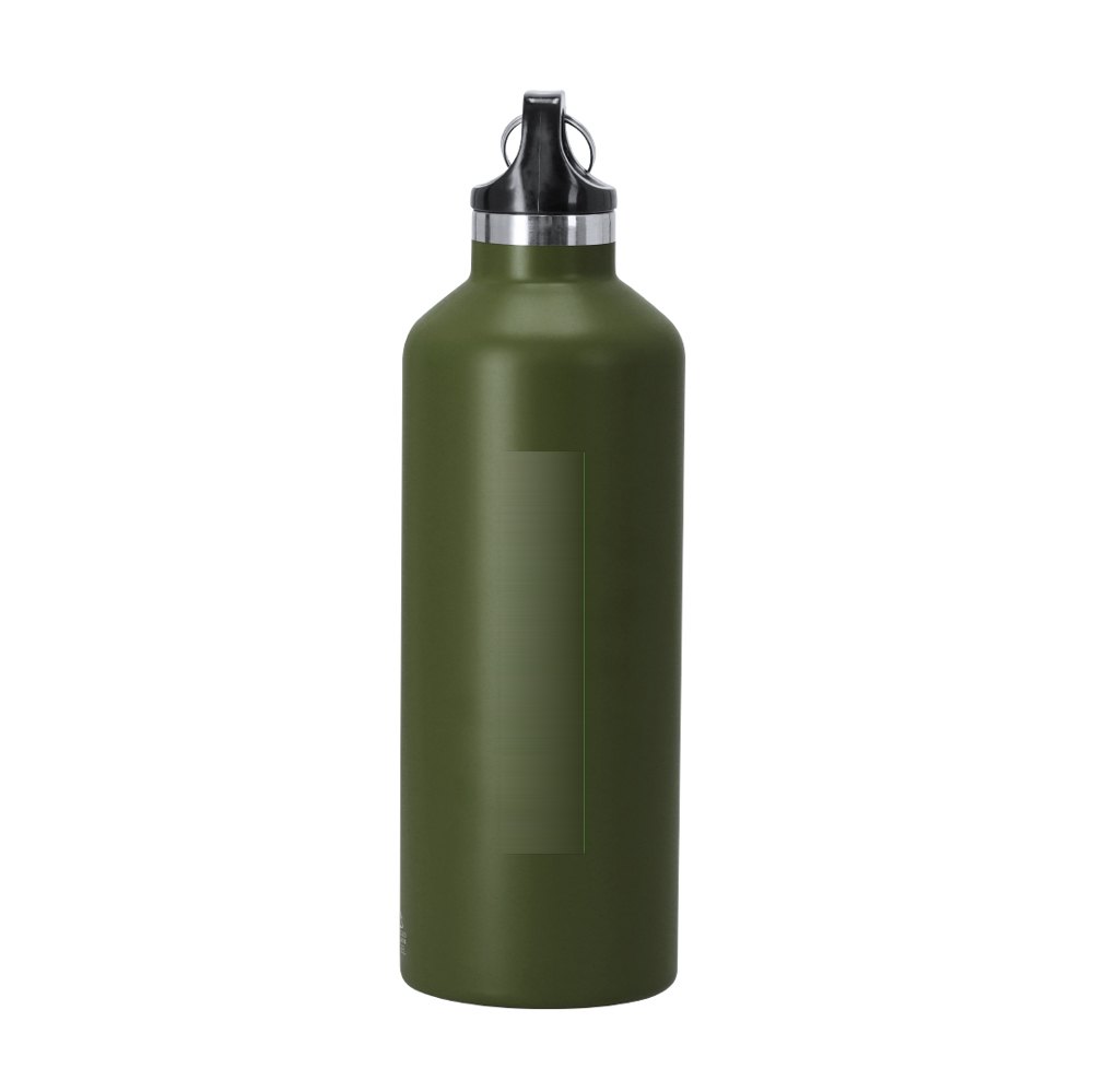 Thermoskan-Fles Angkor — drukvlak verticale strook achterzijde