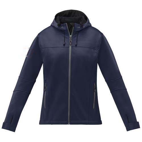 Match softshell dames jas — drukvlak rechter bicep